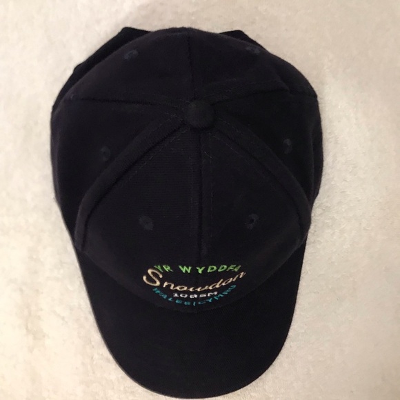Snowdon Wales Adjustable Black Euro Travel Baseball Cap - Picture 5 of 12